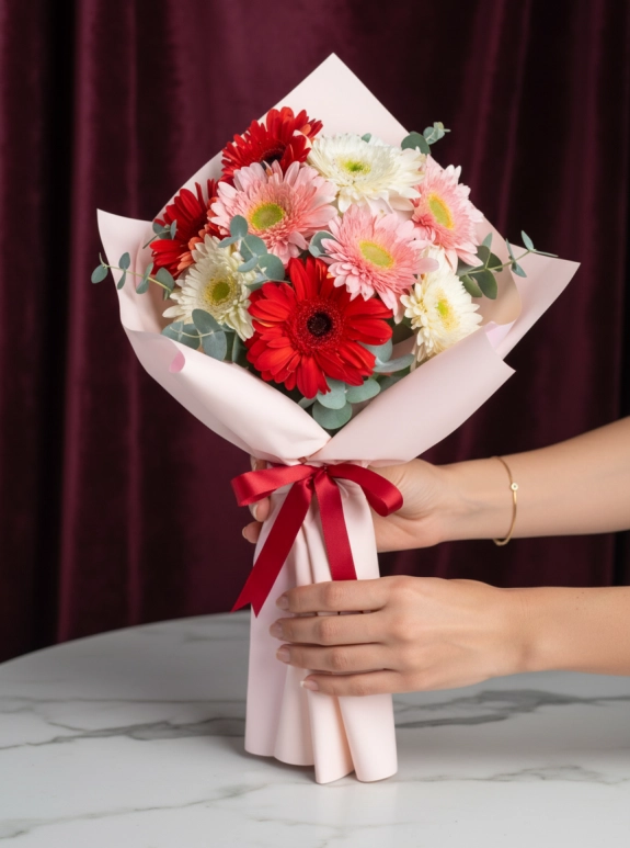 Karışık Gerbera Buket
